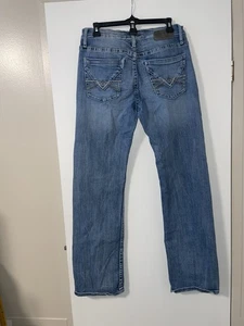 BKE Herren Jeans 32X34 Blau Denim Jake Straight Stretch Medium Wash Cowboy Rodeo - Bild 1 von 8