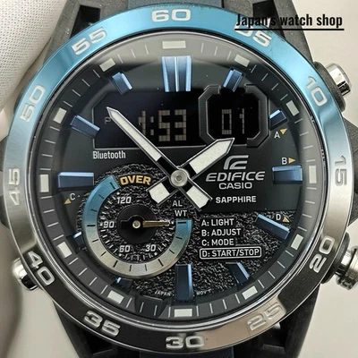 Reloj para hombre CASIO EDIFICE ECB-40YNP-1AJF serie Nighttime Drive azul marino nuevo en caja Foto 1 de 4