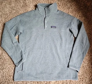 Patagonia Lightweight Better Sweater Marsupial Pullover Women’s Size Large Blue - Picture 1 of 8
