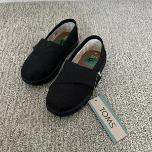 Tom’s Tiny Alpargata Lienzo - Negro 8T - Imagen 1 de 7