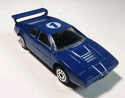 Juguetes Zylmex Zee D85 azul vintage BMW M1 1/64 diecast/plástico muy buen estado Foto 1 de 4