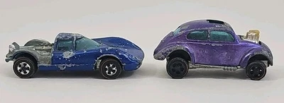 Hot Wheels Redline Custom Volkswagen 1967 Purple & Lola GT70 - Image 1 of 4