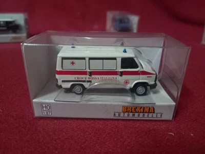 FIAT DUCATO BUS AMBULANZA CROCE ROSSA ITALIANA BREKINA SCALA 1/87 HO ART: 34911 - Immagine 1 di 3