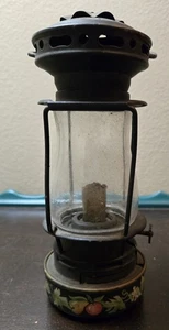 Antique Dietz Scout Lantern July 1904  All Original W/ Hand  Painting On Base  - Picture 1 of 13