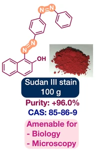 Sudan III dye || CAS: 85-86-9 || 100 g || Purity: +96% - Foto 1 di 4