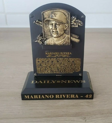 Mariano Rivera Hall Of Fame (HOF) Plaque New York Yankees 2019 Stadium Giveaway Cover