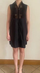 Alexander Wang black mesh shirt Dress size s - Picture 1 of 5