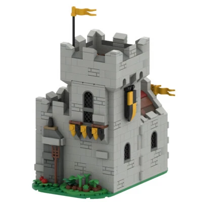 ZITIANYOUBUILD Medieval Castle Tower Keep with Interior Modular Building 931 - Image 1 of 3