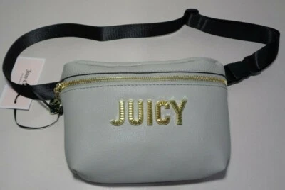 Riñonera Juicy Couture BLANK CHECK Guijarro Nueva para Mujer Foto 1 de 4