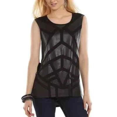 Camiseta sin mangas Rock & Republic Star Wars Darth Vader panel remache talla XS Foto 1 de 4