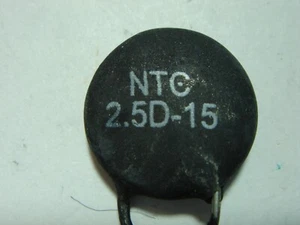 Ntc 2,5D -15 2R5 15mm Thermistor Starting Current Limiter Stromsich. #12-1074 - Picture 1 of 2