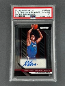 2018 Panini Prizm Shai Gilgeous-Alexander Rookie Signatures Auto PSA 10 #RS-SGA - Bild 1 von 2
