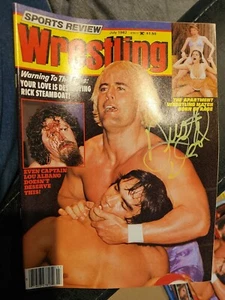 Austin Idol signiert 1982 Wrestling Magazine erstaunliche Form COA-PROOF - Bild 1 von 3