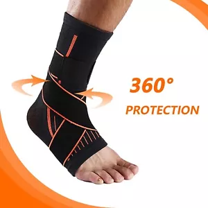 Tutore per caviglia di grado medico regolabile compressione per corsa jogging - Foto 1 di 14