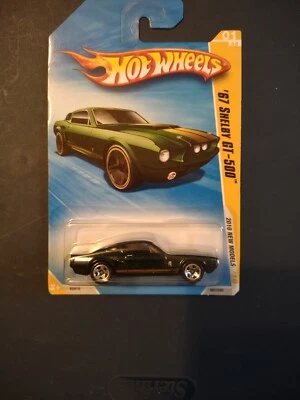 Hot Wheels 2010 - New Models - '67 Shelby GT-500 - Green - Pink Window Variation - Image 1 of 3
