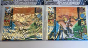8 Pokemon Birthday Party Loot Bags - Gift Treat Favor Sacs NEW - Picture 1 of 2