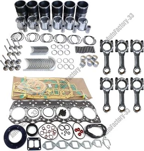 Overhaul Rebuild Kit For Mitsubishi 6D16 6D16-T Engine Fuso Trucks Kato HD1023 - Picture 1 of 10
