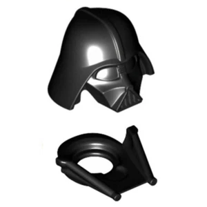 new LEGO black 2-piece Helmet for Darth Vader (Star Wars 2015-2024) - Picture 1 of 1