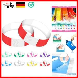 Einlassbänder, 160 Stück Festival Armbänder, Wasserfeste Party Bändchen, Bedr... - Bild 1 von 9