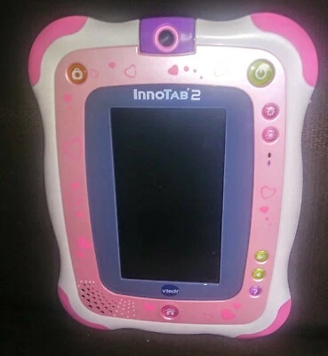 Vtech Innotab 2 Pink Hearts FOR REPAIR OR PARTS - Image 1 of 2