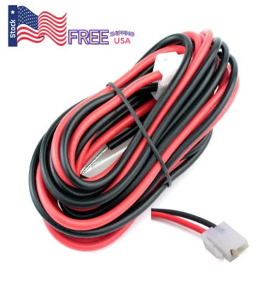 Cavo Alimentazione DC per Radio Mobile ICOM Kenwood TM-241 YAESU FT-7800R Forma T - Immagine 1 di 4