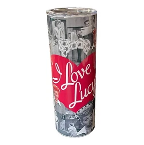 20 Unzen dünner Trinkbecher aus Edelstahl ""I Love Lucy"" lustig ~ Valentinstag ~ Sitcom ~ Geschenk - Bild 1 von 3
