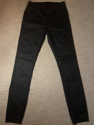 Pantalones para mujer 3x1 negros ajustados talla 25 mezcla de algodón poli licra Foto 1 de 4