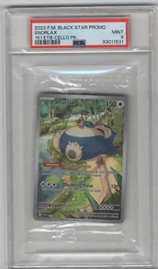 Pokemon Snorlax SVPEN051 151 ETB Pack 2023 PSA 9 Como Nuevo Black Star Promo - Imagen 1 de 2