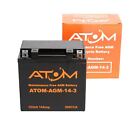 YTX14L-BS Atom AGM Battery 12V for Harley-Davidson XL 1200 C Custom 18-18