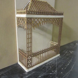 Dolls House 12th scale Balcony Kit (Single) designed as Ironwork DHD2201 - Picture 1 of 5