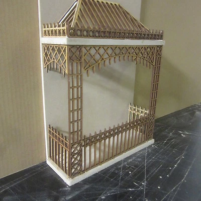 Dolls House 12th scale   Balcony Kit (Single)    designed as Ironwork  DHD2201 - Image 1 of 4