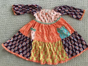 Mädchen Art & Soul Barcot Kleid Größe 4 I love Paris französischer Bauer Eiffelturm - Bild 1 von 3