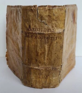 1588 APPIAN ROMAN HISTORY of FOREIGN WARS antique VELLUM in ITALIAN 16th CENTURY - Picture 1 of 12