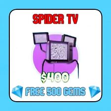 Spider TV + 500 KLEJNOTÓW 💎- Obrona wieży toaletowej - TTD - Szybka dostawa