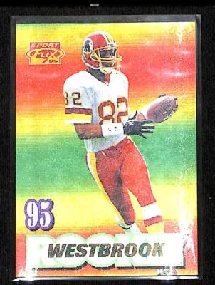 Michael Westbrook 1995 Sportflix #121 RC Washington Redskins - Image 1 of 2