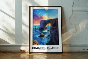 Channel Islands National Park - Travel Poster Home Decor California Destinations - Picture 1 of 14