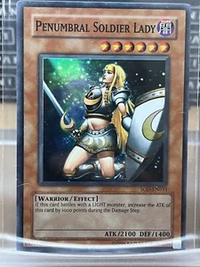 Yugioh Penumbral Soldier Lady SOD-EN033 Super Rare - Picture 1 of 1