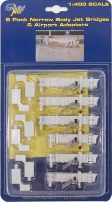 Gemini Jets 1:400 Narrowbody Air Bridge Set (Pack of 6) GJARBRDG1 IN STOCK - Image 1 of 2