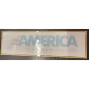 Vinyl Amerika Aufkleber Sticker "Amerika: Land der Freien wegen dir" Flagge Decal - Bild 1 von 9