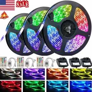 LED Strip Lights RGB Bluetooth Music Controller Power Kits Party Club Home DIY - Picture 1 of 18