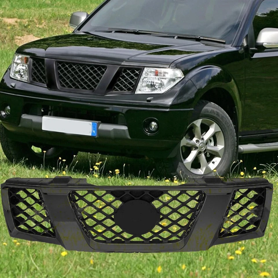 1 Pcs Black Front Grille Fits For Nissan Navara D40 2005-2010 Grill - image 1 of 3
