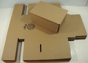 12 New 7" x 5" x 3" Tuck Top Mailers Shipping Boxes Corrugated Cartons Boxes 