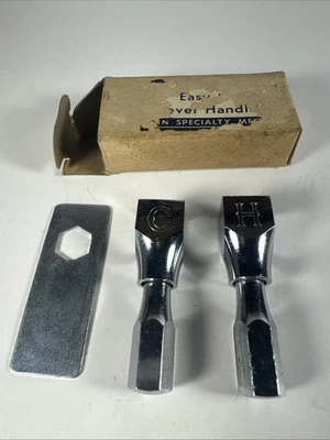 Vintage Small Replacement Chrome  Faucet Handle Hot & Cold In Box - Image 1 of 4