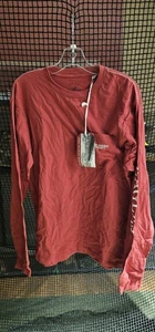 T-shirt manica lunga Robert Morris University Eagles retrò logo invecchiato - Foto 1 di 4