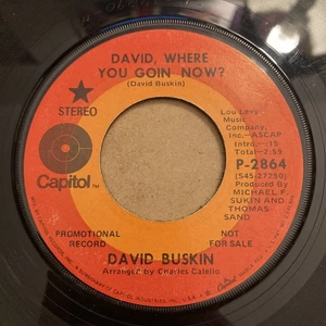 David Buskin - David, Where Are You Goin’ Now? Capitol Records – P-2864, 1970 - Picture 1 of 7