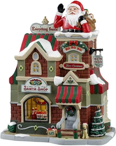 Christmas Village the Santa Shop Battery Operated Led -35039 - Picture 1 of 3
