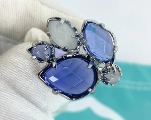 Anillo de cóctel Kendra Scott Alexandria talla 7 - Imagen 1 de 13