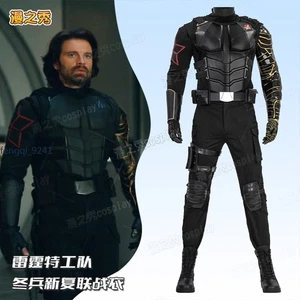 Costume Uomo Cosplay Thunderbolts Nuovo Avengers Battle Completo Marvel Scarpe Uomo - Foto 1 di 21