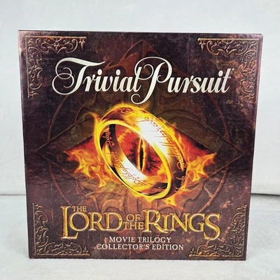 Trivial Pursuit El Señor de los Anillos Película Trilogía Edición Coleccionista Completa De Colección Foto 1 de 4