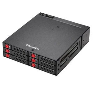  6-Bay 2.5Inch SATA SSD HDD Enclosure Mobile Rack/Enclosure Hard Disk5483 - Afbeelding 1 van 8